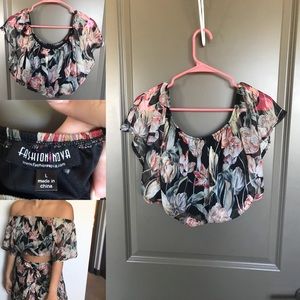 Off the Shoulder Fashion Nova Top